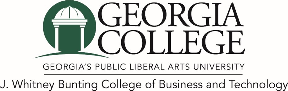 GCSU J. Whitney Bunting College of Business and Technology logo