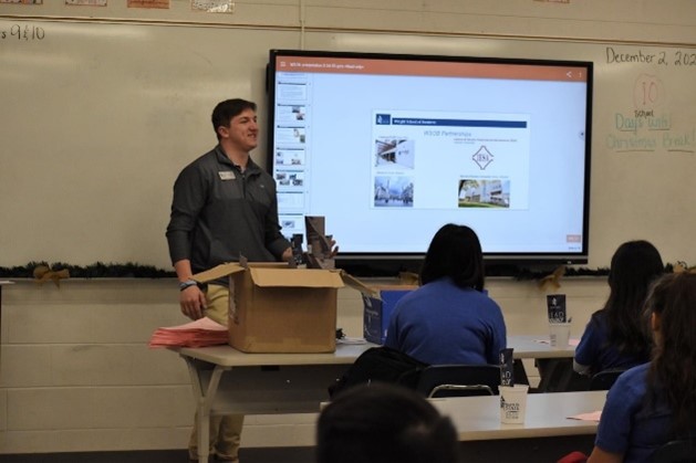 WSOB students giving a presentation at Northwest Whitfield (GA) High School