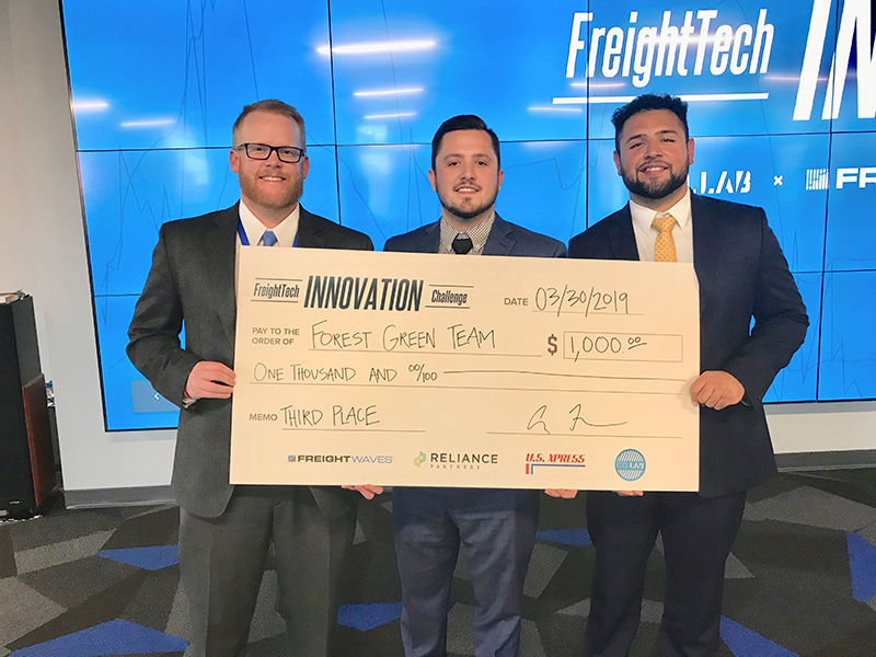 Three Wright School of Business students of Dalton State College won 3rd place