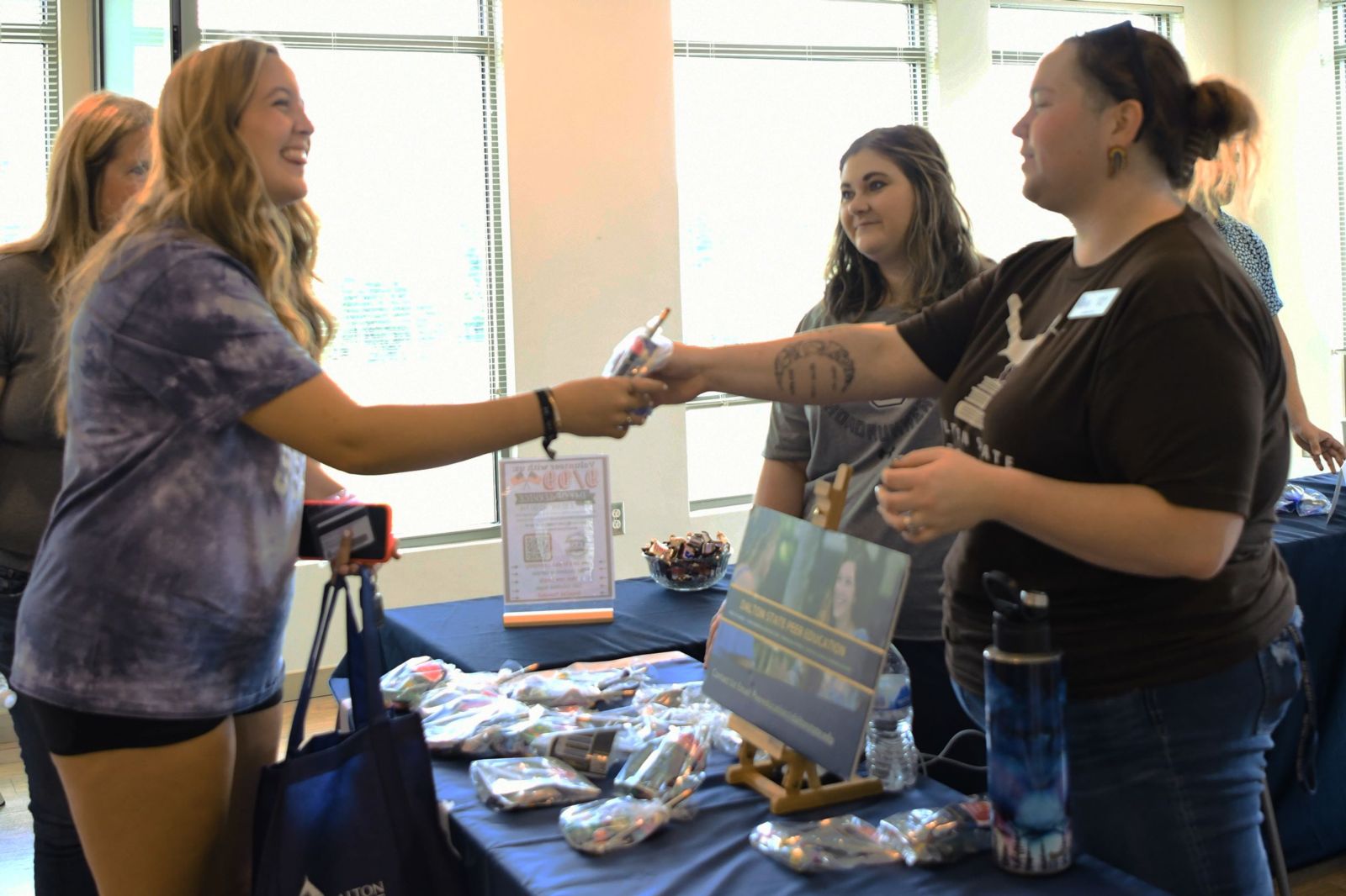 Students moving in