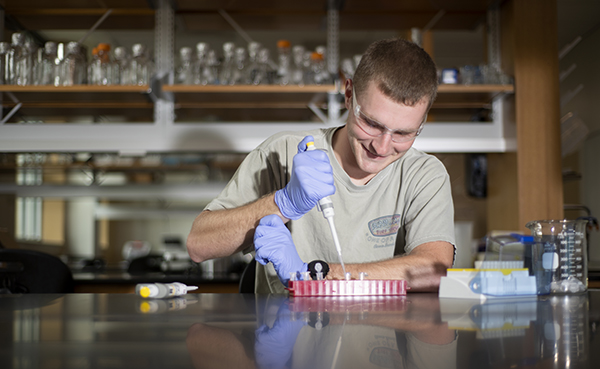 jarrod sitton conducting an experiment