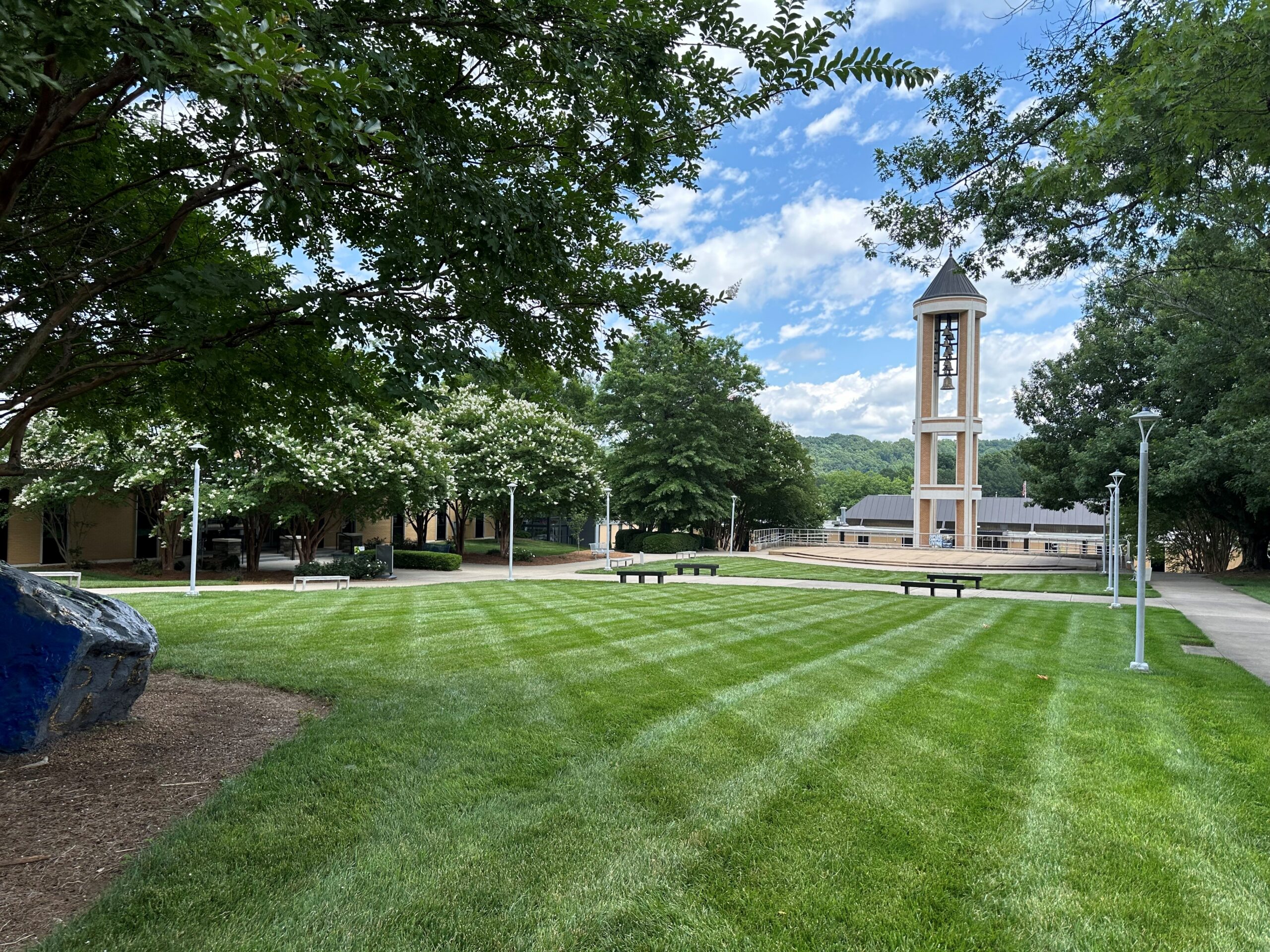 Dalton State Quadrangle and Burran Bell Tower